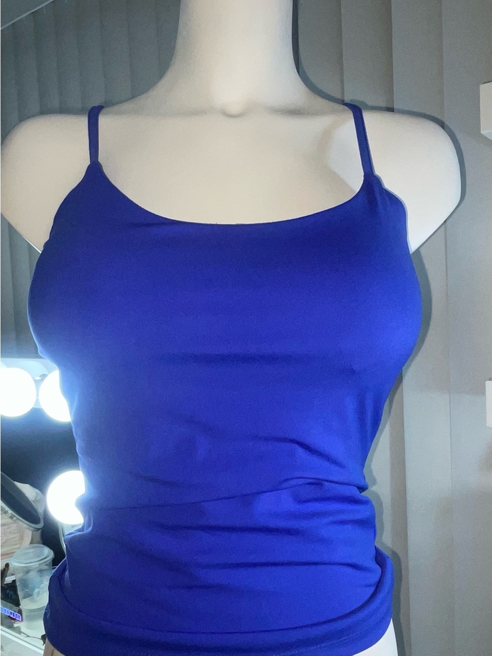 Classic Slim Camisole Tank Top - Cobalt Blue